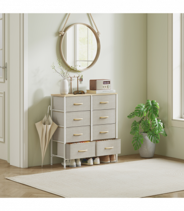 Wood Storage Chest of Drawers