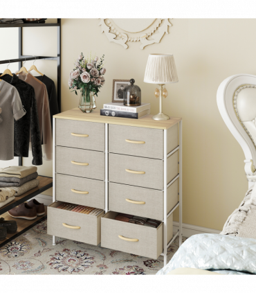 Wood Storage Chest of Drawers
