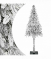 vidaXL Artificial Christmas Tree White 86 x 86 x 210 cm