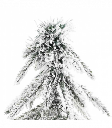 vidaXL Artificial Christmas Tree White 86 x 86 x 210 cm