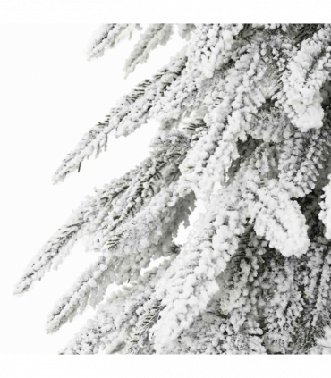 vidaXL Artificial Christmas Tree White 86 x 86 x 210 cm