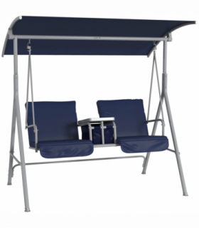 2 seats Outdoor Patio Swing Chair ( Amazon Shipping)（ Prohibited by WalMart ）