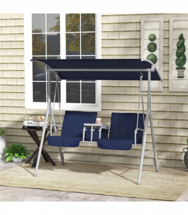 2 seats Outdoor Patio Swing Chair ( Amazon Shipping)（ Prohibited by WalMart ）