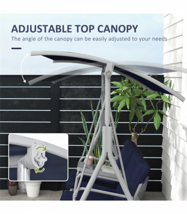 2 seats Outdoor Patio Swing Chair ( Amazon Shipping)（ Prohibited by WalMart ）