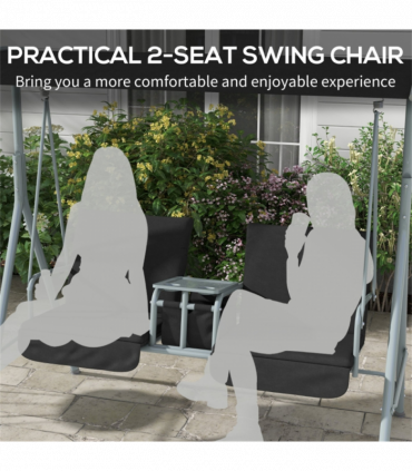 2 seats Outdoor Patio Swing Chair ( Amazon Shipping)（ Prohibited by WalMart ）