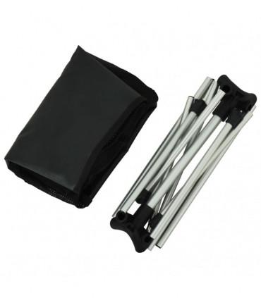 2x Folding Camping Chairs with Carry Bag 54x50x65 cm Aluminium