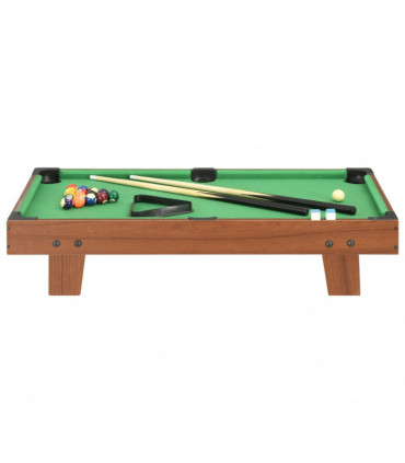 3 Feet Mini Pool Table 92x52x19 cm Brown and Green