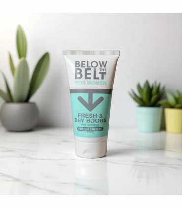 Below The Belt Fresh and Dry Boobs, Fresh Breeze Scent 75ml