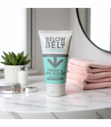 Below The Belt Fresh and Dry Boobs, Fresh Breeze Scent 75ml