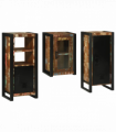 vidaXL Bathroom Furniture Set 3 pcs Multicolour Solid Reclaimed Wood