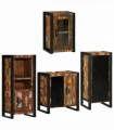 vidaXL Bathroom Furniture Set 4 pcs Multicolour Solid Reclaimed Wood