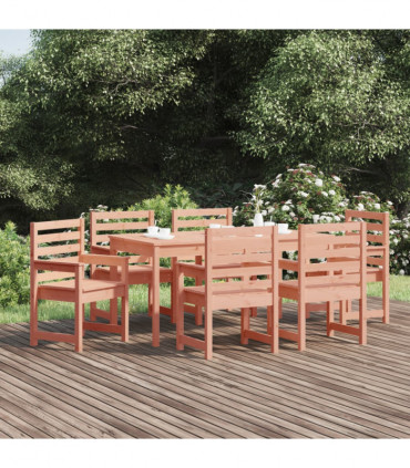 7 Piece Garden Dining Set Solid Wood Douglas