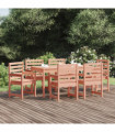 7 Piece Garden Dining Set Solid Wood Douglas