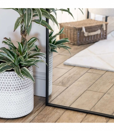 Akiko- Full Length Black Metal Arched Mirror - 200cm x 120cm