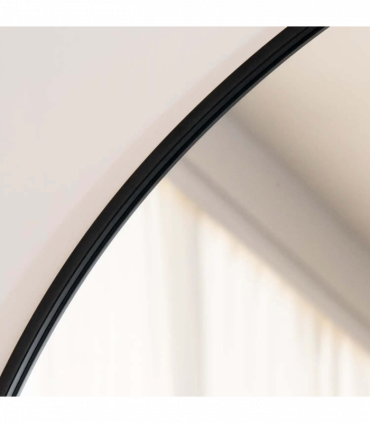 Akiko- Full Length Black Metal Arched Mirror - 200cm x 120cm
