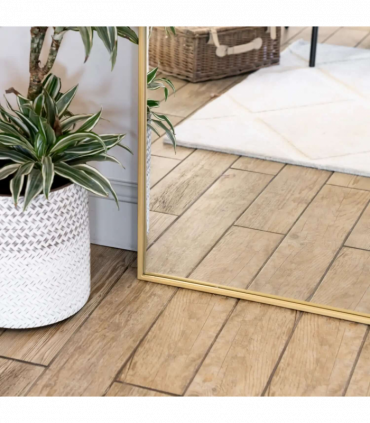 Akiko- Full Length Gold Metal Arched Mirror - 200cm x 120cm