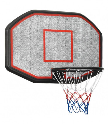 Basketball Backboard Black 109x71x3 cm Polyethene