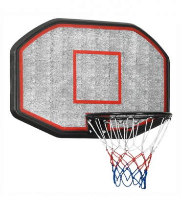 Basketball Backboard Black 109x71x3 cm Polyethene