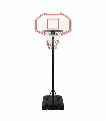 Basketball Stand White 237-307 cm Polyethene