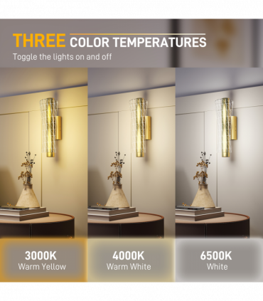 LED Outdoor Wall Lighting Modern Waterproof IP65 Outside Wall Sconce for House