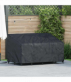 vidaXL Garden Bench Cover Black 160 x 100 x 61 / 89 cm 600D fabric