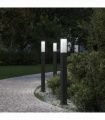 vidaXL Bollard Lights 3 pcs 80 cm Black IP44