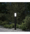 vidaXL Bollard Light with Outlet 80 cm Stainless Steel IP44