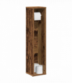 vidaXL Bathroom Cabinet with Roll Holder Old Wood 20.5x20x90 cm