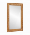 vidaXL Mirror with Mirror Light brown 57 x 70 x 3 cm Solid mango wood
