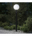 vidaXL Bollard Light with Sensor 120 cm Black IP44