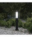 vidaXL Bollard Light with Sensor 50 cm Black IP44