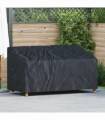 vidaXL Garden Bench Cover Black 205 x 85 x 65 / 94 cm 210D fabric