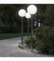 vidaXL Bollard Lights with Sensor 3 pcs 120 cm Stainless Steel IP44