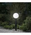 vidaXL Bollard Light with Outlet 80 cm Black IP44