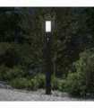 vidaXL Bollard Light with Sensor&Outlet 110 cm Stainless Steel IP44