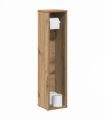 vidaXL Bathroom Cabinet with Roll Holder Artisan Oak 20.5x20x90 cm