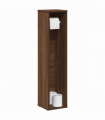 vidaXL Bathroom Cabinet with Roll Holder Brown Oak 20.5x20x90 cm