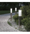 vidaXL Bollard Lights with Sensor 3 pcs 50 cm Stainless Steel IP44