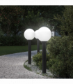 vidaXL Bollard Lights 3 pcs 80 cm Black IP44