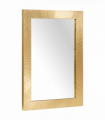 vidaXL Bathroom Mirror Wall-mounted Black and Gold 50 x 2.5 x 70 cm