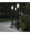 vidaXL Bollard Lights with Outlet 3pcs 110 cm Stainless Steel IP44