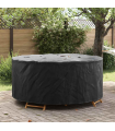 vidaXL Outdoor Furniture Cover Black 200 x 200 x 85 cm 210D fabric