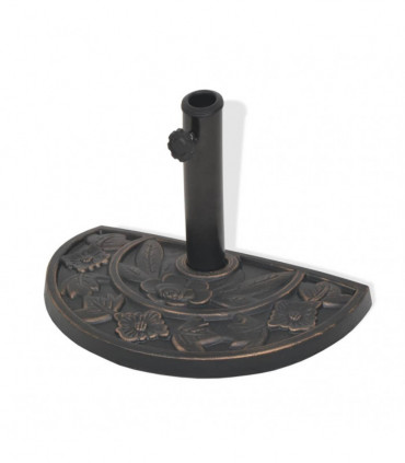Parasol Base Resin Half Round Bronze 9 kg