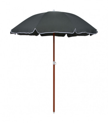 Parasol with Steel Pole 180 cm Anthracite