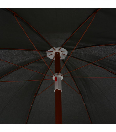 Parasol with Steel Pole 180 cm Anthracite