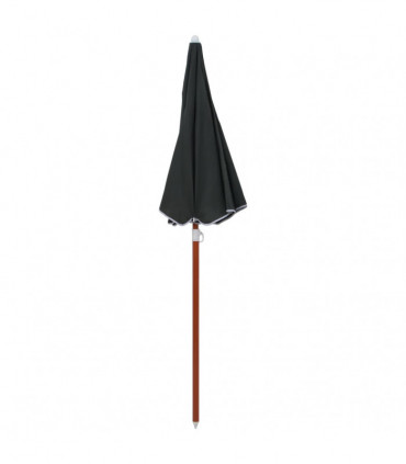 Parasol with Steel Pole 180 cm Anthracite
