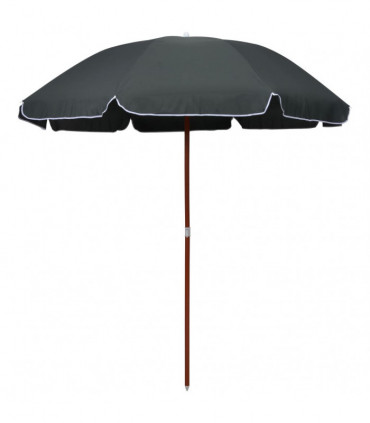 Parasol with Steel Pole 240 cm Anthracite
