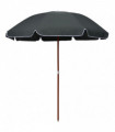 Parasol with Steel Pole 240 cm Anthracite
