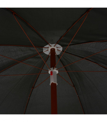 Parasol with Steel Pole 240 cm Anthracite