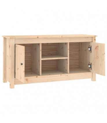 TV Cabinet 103x36.5x52 cm Solid Wood Pine
